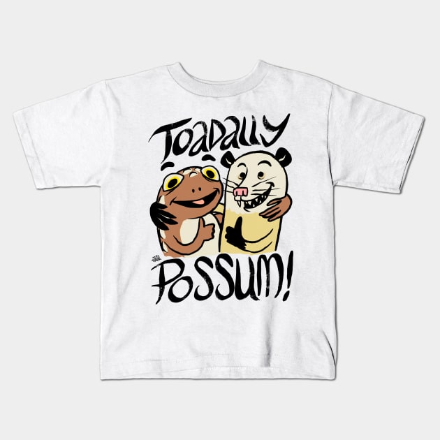 Toadally Possum! Kids T-Shirt by JIVe